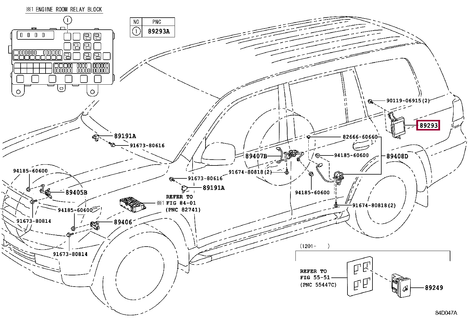 Запчасти Тойота: COMPUTER, SUSPENSION CONTROL (8929360082)